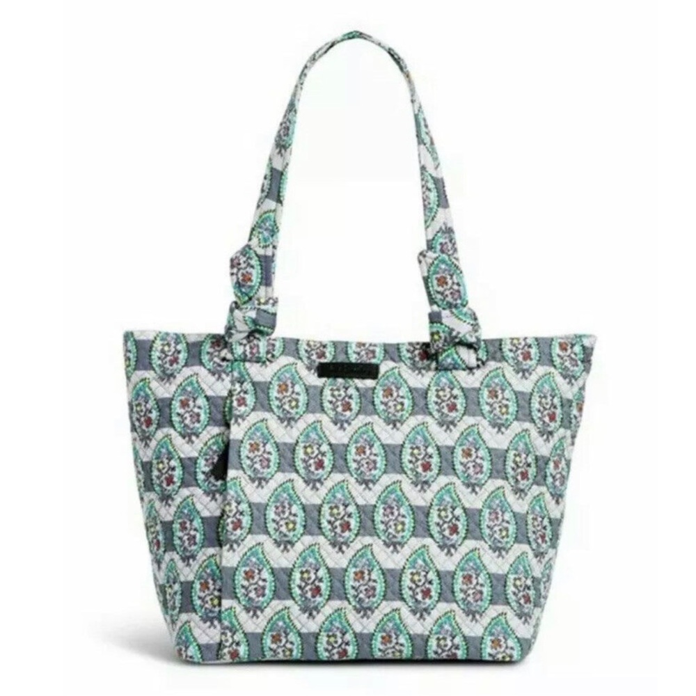 Vera Bradley Hadley East West Tote Paisley Stripes NWT